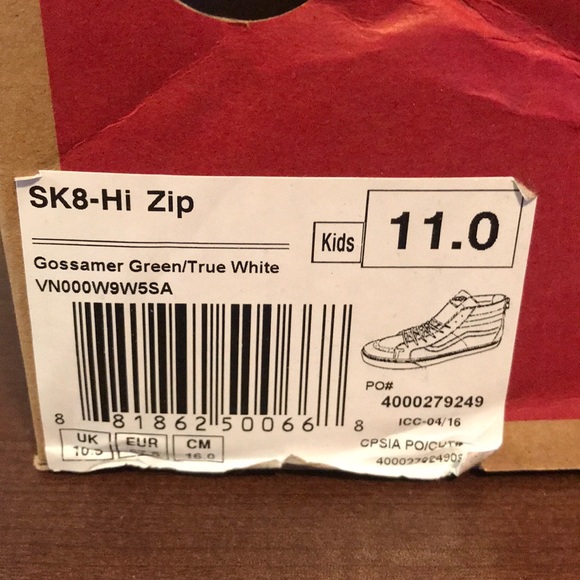 Vans Sk8-Hi Zip(Kids) - Picture 6 of 6